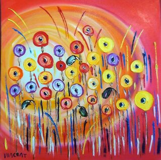 'Morning Sun Poppies' by Vincent Duncan
