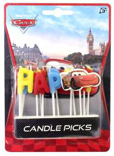 Cars Candle Pick Happy Birthday
