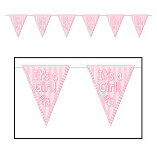 Baby Pennant Banner It's A Girl