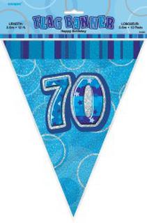 Banner Glitz Flag Blue 70