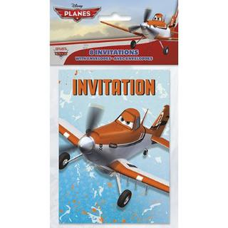 Planes Invitations Pk8