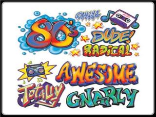 80s party decorations Graffiti and Arcade styles at PartyZone 09 4421442