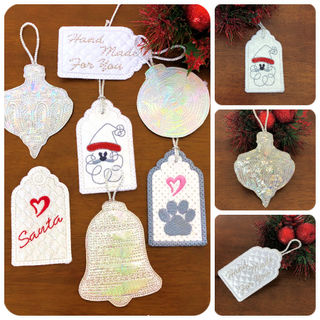 Free In the hoop Gift Tags