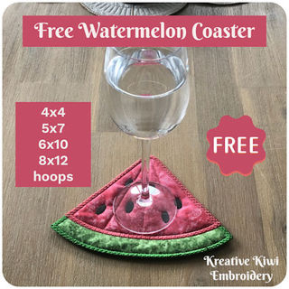 Free Watermelon Coaster