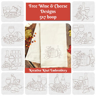 Free Wine and Cheese Designs