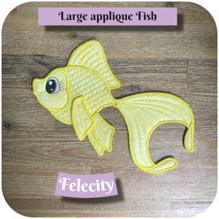 Large Applique Fish