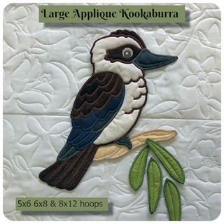 Large Applique Kookaburra