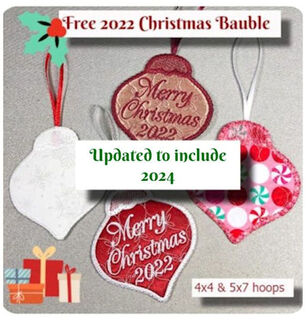 Free 2024 Christmas Bauble