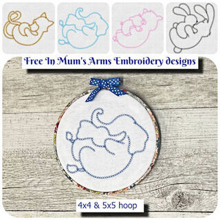 Free In Mums Arms Embroidery Designs