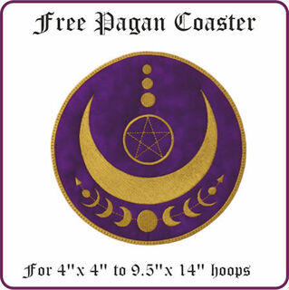 Free Pagan Coaster