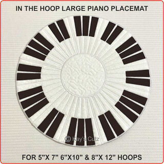 Large Piano Placemat