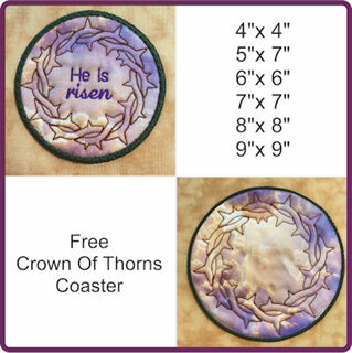 Free Crown of Thorns Coaster