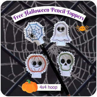 Free Halloween Pencil Toppers