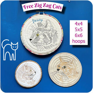 Free Zig Zag Cat