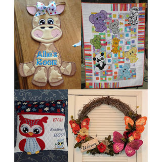 13 ways to use our Large Applique Animals