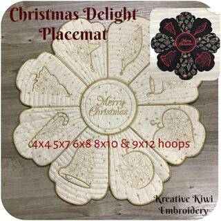 How to make Christmas Delight Placemat