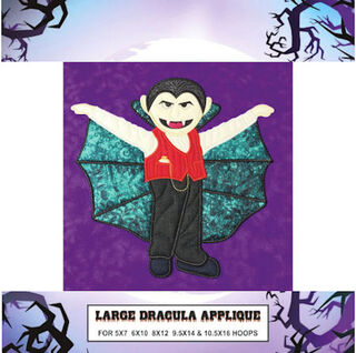 How to make Large Applique Dracula