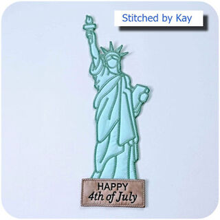 How to make Large Applique Statue of Liberty