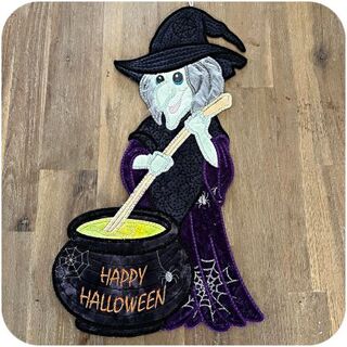 How to make Large Applique Witch