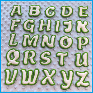 How to make Small Applique Letters