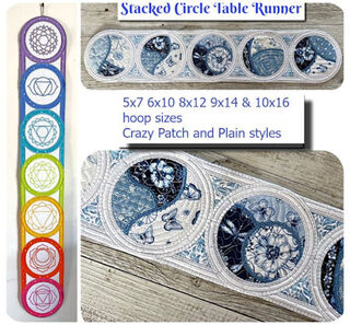 How to make Crazy Patch Circle Tablerunner