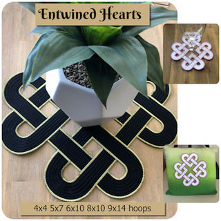How to make Entwined Heart Placemat