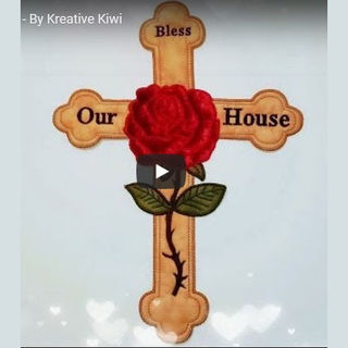 How to make Large Applique Cross