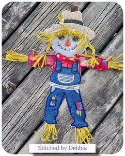 Large Applique Scarecrow