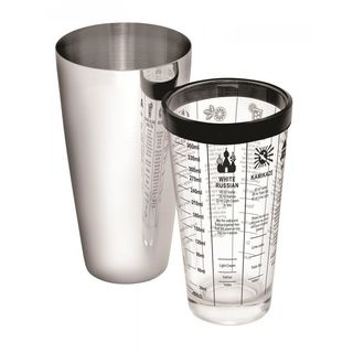Oggi Cocktail Shaker + OXO Double Jigger  stainless steel, great gift -  household items - by owner - housewares sale