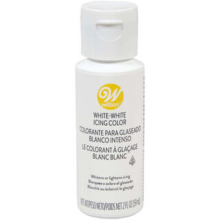 Wilton white white icing colour