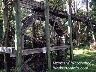 McVeigh's Waterwheel, Batts Creek Point Walk & Upper Yarra Dam