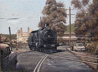 Warburton Train Murals