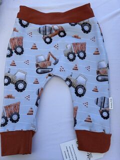 Tractor Print Harem Pants