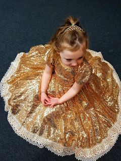 Sparkle Lace Princess - Gold