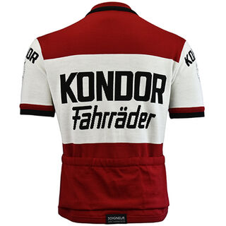 Kondor Fahrrader wool cycling jersey - back