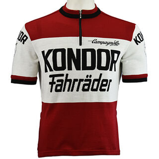 Kondor Fahrrader wool cycling jersey - front