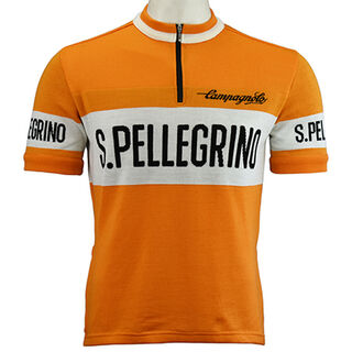 San Pellegrino wool cycling jersey - front
