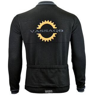 Vassago Bikes wool cycling jersey - back
