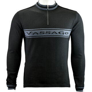 Vassago Bikes wool cycling jersey - front