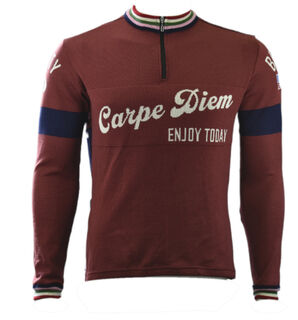 Carpe Diem Bitty cycling long sleeve (front)