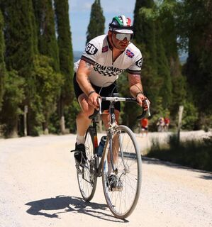 Erwin at L’Eroica Montalcino