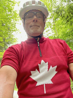 Canada wool cycling jersey
