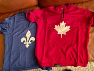Quebec and Canada jerseys