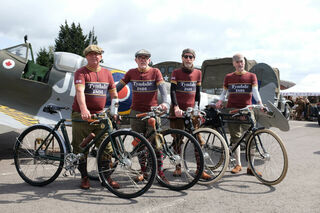 Tindale jerseys at the 'War in the Cotswolds' event