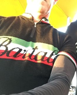 Gino Bartali Italian merino wool cycling jersey