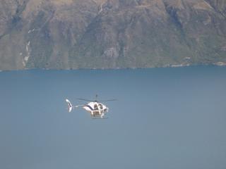 Over Lake Wakatipu (Remarkables)