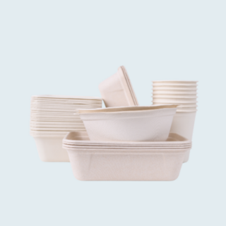 Bamboo Food Packaging - plates and containers