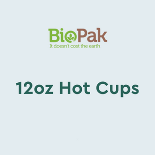 12oz BioPak coffee cups