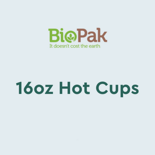 16oz BioPak coffee cups
