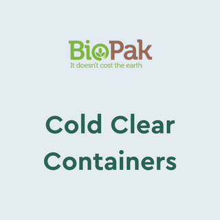 BioPak clear cold containers